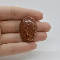 Cabochon Goldstone Maro 35x23x6mm C33