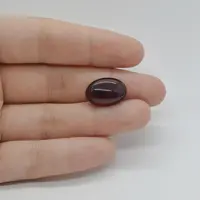 Cabochon Granat Hessonit 16x11x6mm C118