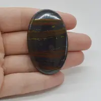 Cabochon Iron Tiger 50x31x5mm C70 Cabochon Iron Tiger 50x31x5mm C70