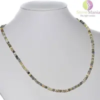 Colier opal dendritic disc fatetat 4mm si argint 925 Colier opal dendritic disc fatetat 4mm si argint 925