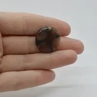 Cabochon Kiastolit 22x20x5mm C62