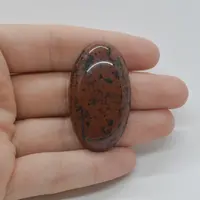 Cabochon Obsidian Mahon 43x24x8mm C9