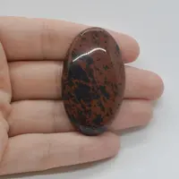 Cabochon Obsidian Mahon 47x27x8mm C1