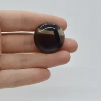 Cabochon Obsidian Midnight Lace 27x27x8mm C37