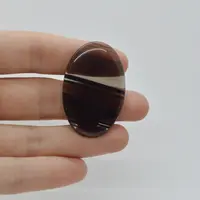 Cabochon Obsidian Midnight Lace 41x27x5mm C26