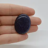 Cabochon Goldstone Albastru 33x26x6mm C58