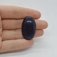 Cabochon Goldstone Albastru 34x20x6mm C91