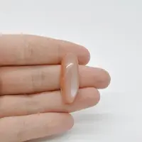 Cabochon Piatra lunii piersica 31x11x8mm C69