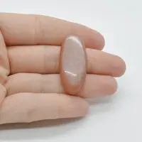 Cabochon Piatra lunii piersica 36x16x8mm C15