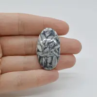 Cabochon Pinolith 35x20x6mm C3