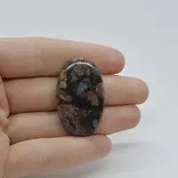 Cabochon Que Sera 36x22x6mm C25