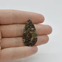 Cabochon Agat Turitela 36x19x4mm C14