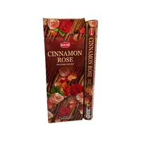 Betisoare parfumate HEM Cinnamon Rose 20 buc