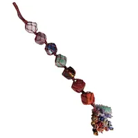 Decoratiune cu cristale naturale 7 chakre, 310mm