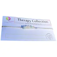 Bratara Therapy mix berile discuri 5mm si argint 925