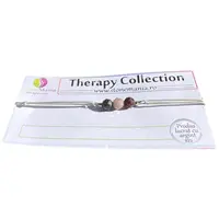 Bratara Therapy turmalina 5mm si argint 925