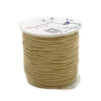 Snur ata cerata 1mm Dandelion - nude, 100m