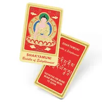 Card pentru fericire si noroc, impotriva obstacolelor, cu Buddha Shakyamuni 2023