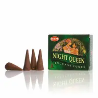 Conuri parfumate fumigatie HEM Night Queen 10 buc