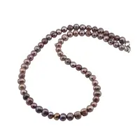 Colier Perle de cultura maro sfere neuniforme 6-8mm