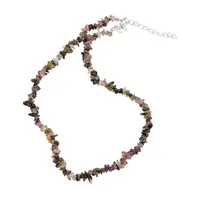 Colier Turmalina multicolora mix chips 4-6mm