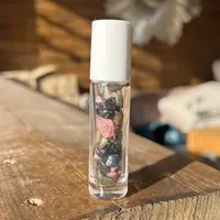 Sticluta roll-on cu cristale naturale Turmalina multicolora, 10ml