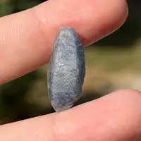Safir albastru, cristal natural unicat, C32