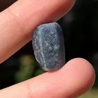 Safir albastru, cristal natural unicat, C44