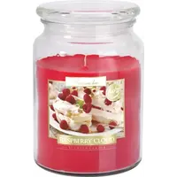 Lumanare parfumata Bispol borcan Premium line - Raspberry Cloud