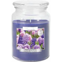 Lumanare parfumata Bispol borcan Premium line - Violet Garden