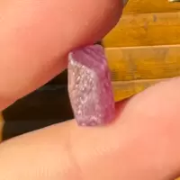 Rubin, cristal natural unicat, B40