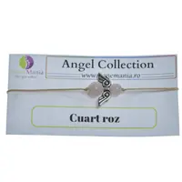 Bratara Therapy Angel Collection Cuart roz, 6-8mm Bratara Therapy Angel Collection Cuart roz, 6-8mm