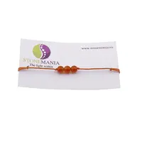 Bratara cu snur Carneol sfere, 6mm