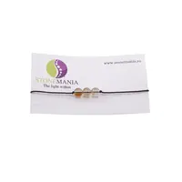 Bratara cu snur Citrin sfere, 6-7mm