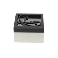 Cutie din lemn decorativ pentru depozitare 10,5cm x 6cm