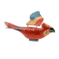 Magnet papagal Macaw rosu, 12cm