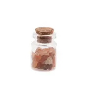 Sticla cu cristale naturale Carneol chips 3-5mm, 3cm