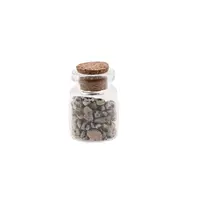 Sticla cu cristale naturale Jasp Dalmatian chips 3-8mm, 3cm