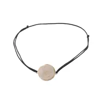 Bratara zodia Rac din inox pe snur, 15 x 15mm