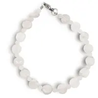 Bratara cristale naturale Piatra Lunii banuti 7mm si sfere 3mm