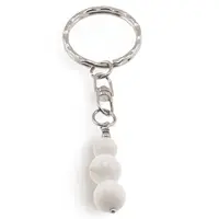 Breloc Opal trei sfere, 8-10mm
