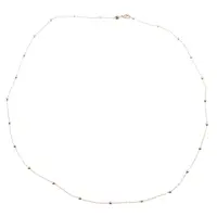 Lant din cupru placat cu aur roz 18k model cu bumbi, 3mm