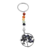 Breloc 7 chakre cu Pomul Vietii Lapis Lazuli