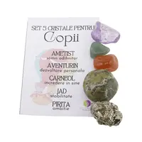 Set 5 cristale naturale pentru Copii