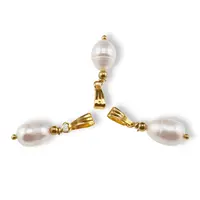 Pandantiv Perle de Cultura lunguiete, 8-12mm