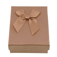 Cutie pentru cadou dreptunghiulara maro, 9x7cm