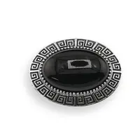Brosa ovala cu Onix, 47mm