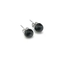 Cercei cu surub ochi de soim semisfere 8mm