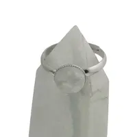 Inel reglabil Acvamarin, 8mm