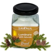 Brad - Lumanare 100% Naturala 200g, Savonia